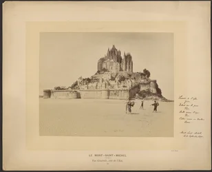 Mont-Saint-Michel, algemeen zicht, oostkant