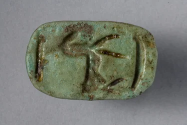 Scarabeezegel, 18e-19e Dynastie, 1540-1186 v.Chr. (faience)