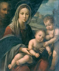 Heilige Familie met de jonge St. Johannes