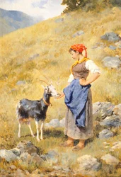 Herderin, door Niccolo Cannicci
