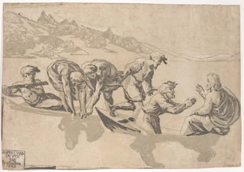 De Wonderbaarlijke Visvangst, 1540-1550 heruitgegeven 1609