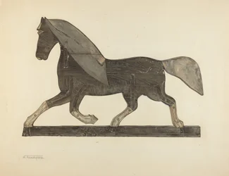 Paard windwijzer