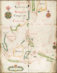 Kaart van de Oost-Indië