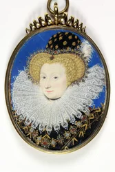 Een dame traditioneel geïdentificeerd als Anne, Lady Hunsdon