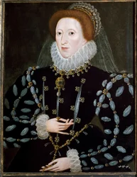 Portret van koningin Elizabeth I van Engeland