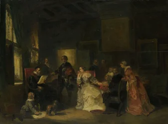 Historische scène met Willem de Zwijger