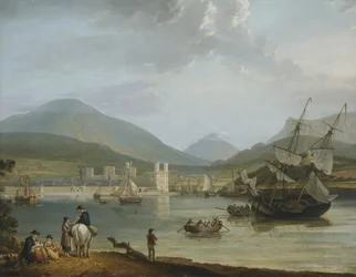 Caernarvon Kasteel en Baai