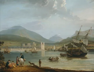 Caernarvon Kasteel en Baai