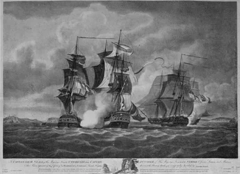 Verovering van de Resistance en de Constance, c1798