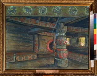 Decorontwerp voor de opera Prins Igor van Alexander Borodin