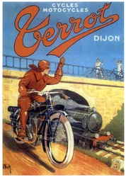 Terrot motoren in Dijon, reclame