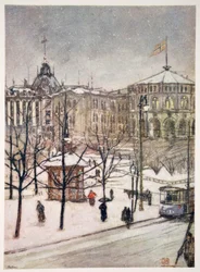 Het Parlement (Storthing), Christiania, 1905