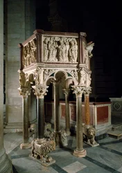 Preekstoel van de doopkapel van Sint Jan