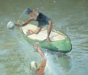 Ballerina op een boot, 2021
