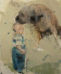 Kind met hond II, 2022