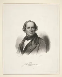 Portret van J.W. Pieneman