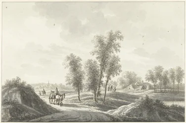 Het dorp Laren in het Gooi