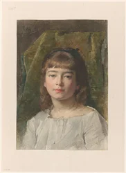 Portret van een onbekend meisje