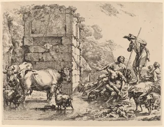 Koe Drinkend, 1680
