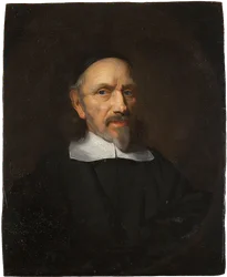 Portret van een man in het zwart