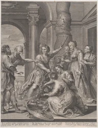 Achilles en de dochters van Lycomedes