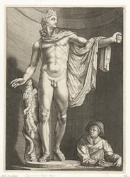 Apollo Belvedere Drie antieke beelden te Rome naar Goltzius (serie)