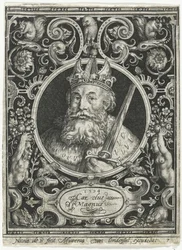 Karel de Grote, koning der Franken