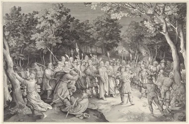 Judaskus en arrestatie van Christus