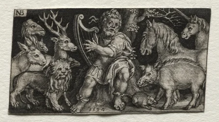 Orpheus die de dieren betovert