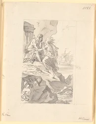 Nijd bij Aeolus. "Peder Paars". 1e boek 1e zang