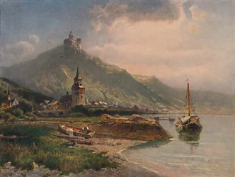 Braubach en de Marksburg, 1923