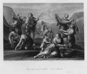 Het verzamelen van het manna, Exodus XVI