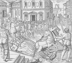 Executie van drie kartuizer martelaren, Tyburn, Londen, 1535