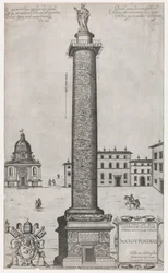 Speculum Romanae Magnificentiae: Zuil van Trajanus, 1589