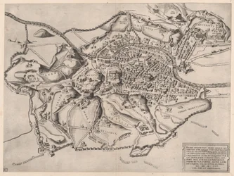 Speculum Romanae Magnificentiae: Uitzicht op Rome vanuit het oosten