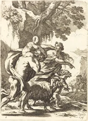 Faun en Bacchante met een Kind