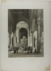 Ancona: Interieur van St. Syriacus, plaat 38 uit Italie Monumentale et Pittoresque