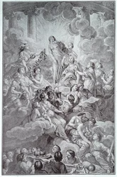 Frontispice van de Encyclopedie van Denis Diderot (1713-1784) en Jean le Rond d