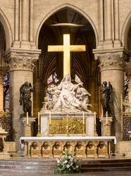 Kruisafneming, Hoogaltaar, Notre Dame, Parijs, ca.1695-1705 (marmer)