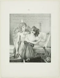 De Genius van de Lithografie, uit Alois Senefelder
