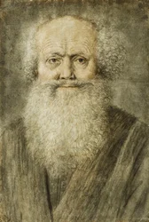 Portret van een Bebaarde Man, Buste Lengte