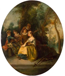 Concert in het park, 1738