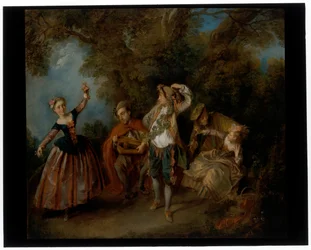 De jonge danser en het menuet