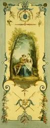 Drie Decoratieve Panelen met Allegorieën van Winter, Zomer en Herfst
