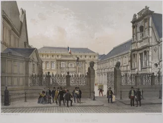 Palais des Beaux-Arts, Parijs, illustratie uit 
