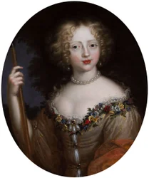 Portret van Helena Tekla Lubomirska née Ossolińska als Flora.