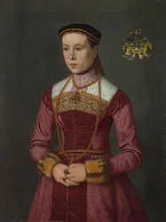 Portret van een jonge dame, ca. 1561