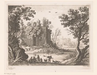 Gebouw aan een rivier