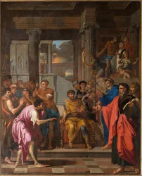 Sint Paulus verblindt de valse profeet Bar-Jezus en bekeert de Proconsul Sergius