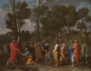 Het sacrament van de wijding (Christus geeft Petrus de sleutels)